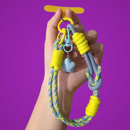 Sunset Safari – yellow, blue & multicolor twist